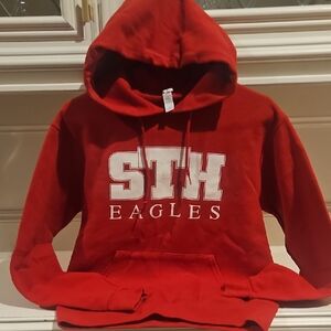 Jerzees Red NuBlend Hoodie